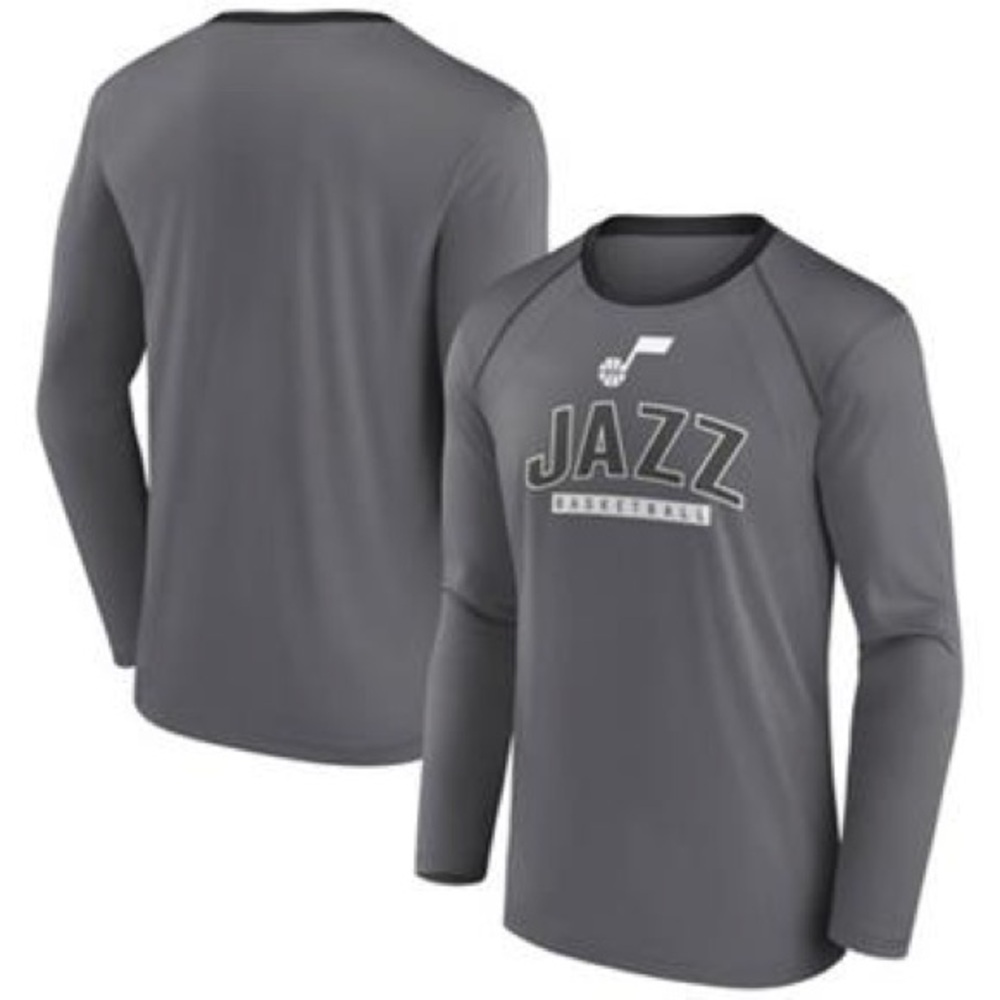 Utah Jazz NBA Sports T-shirt With Long Sleeve